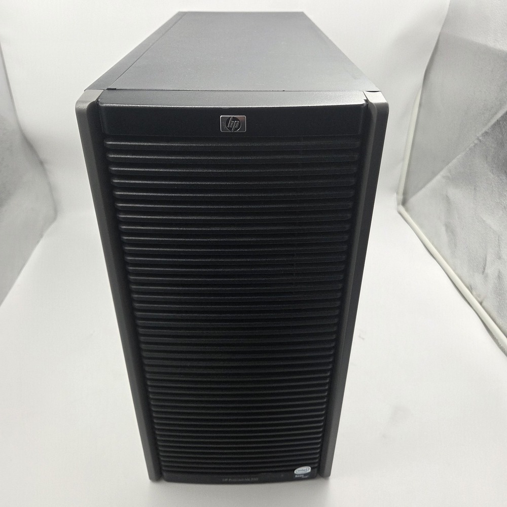 HP ProLiant ML350 G5 Tower Server Dual Xeon 2.66GHz 16GB RAM No HDD No SSD Boots
